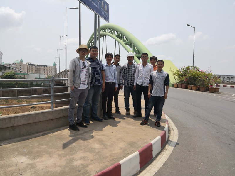 Two Bridges Project of Diamond Island in Phnom Penh